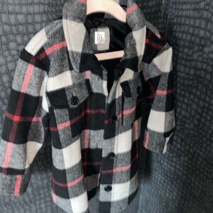 Baby Gap unisex thick lumberjack plaid shaket 3t
